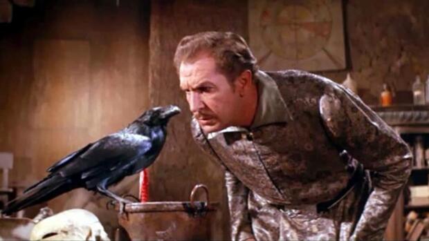 «The raven» 1963. El cuervo de la imaginación de Corman.